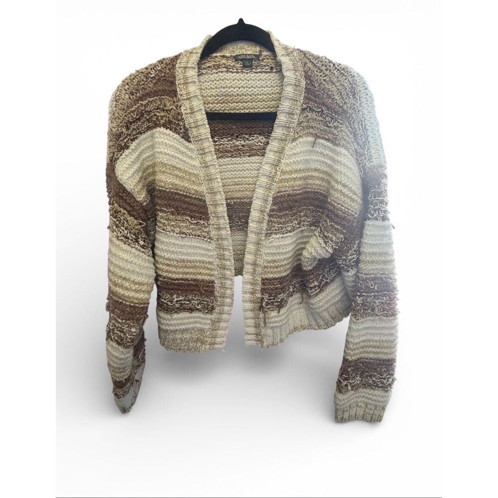 Wild Fable Multibrown open Cardigan